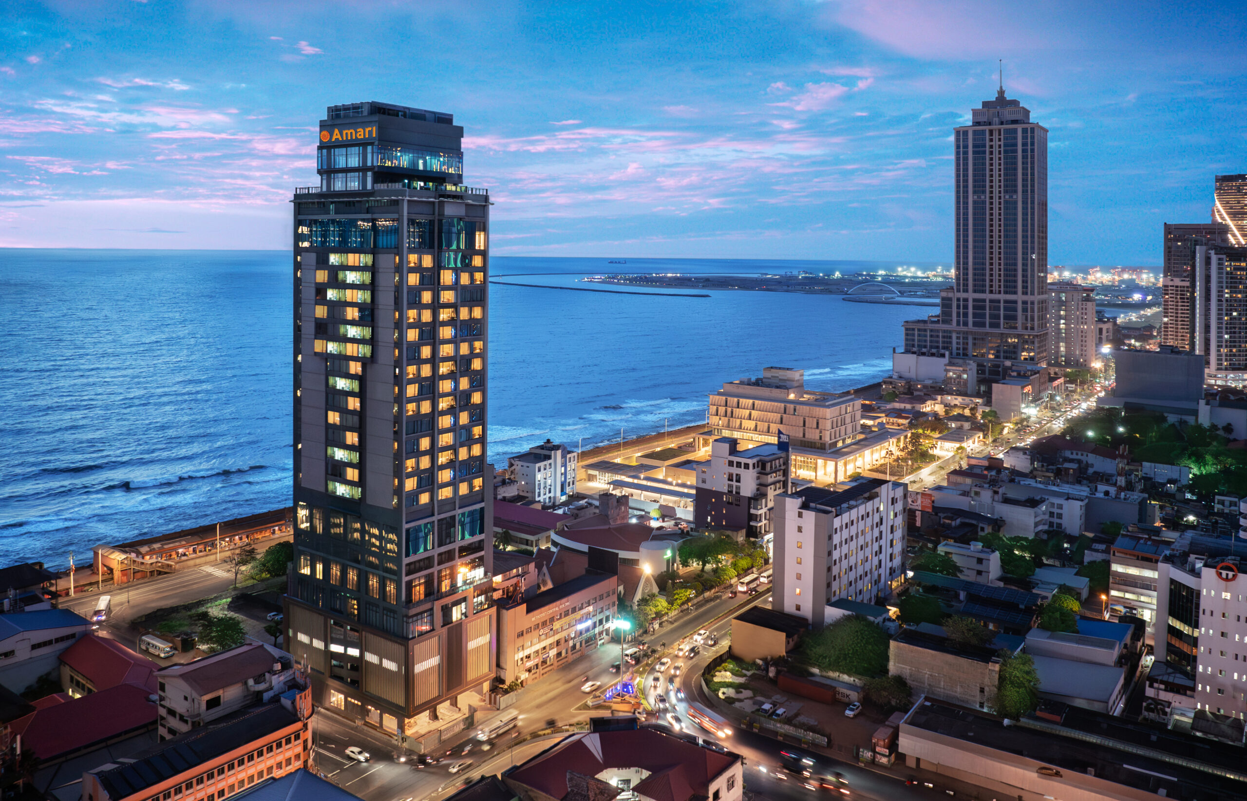 Amari Colombo Sri Lanka – Exterior - Evening (2)